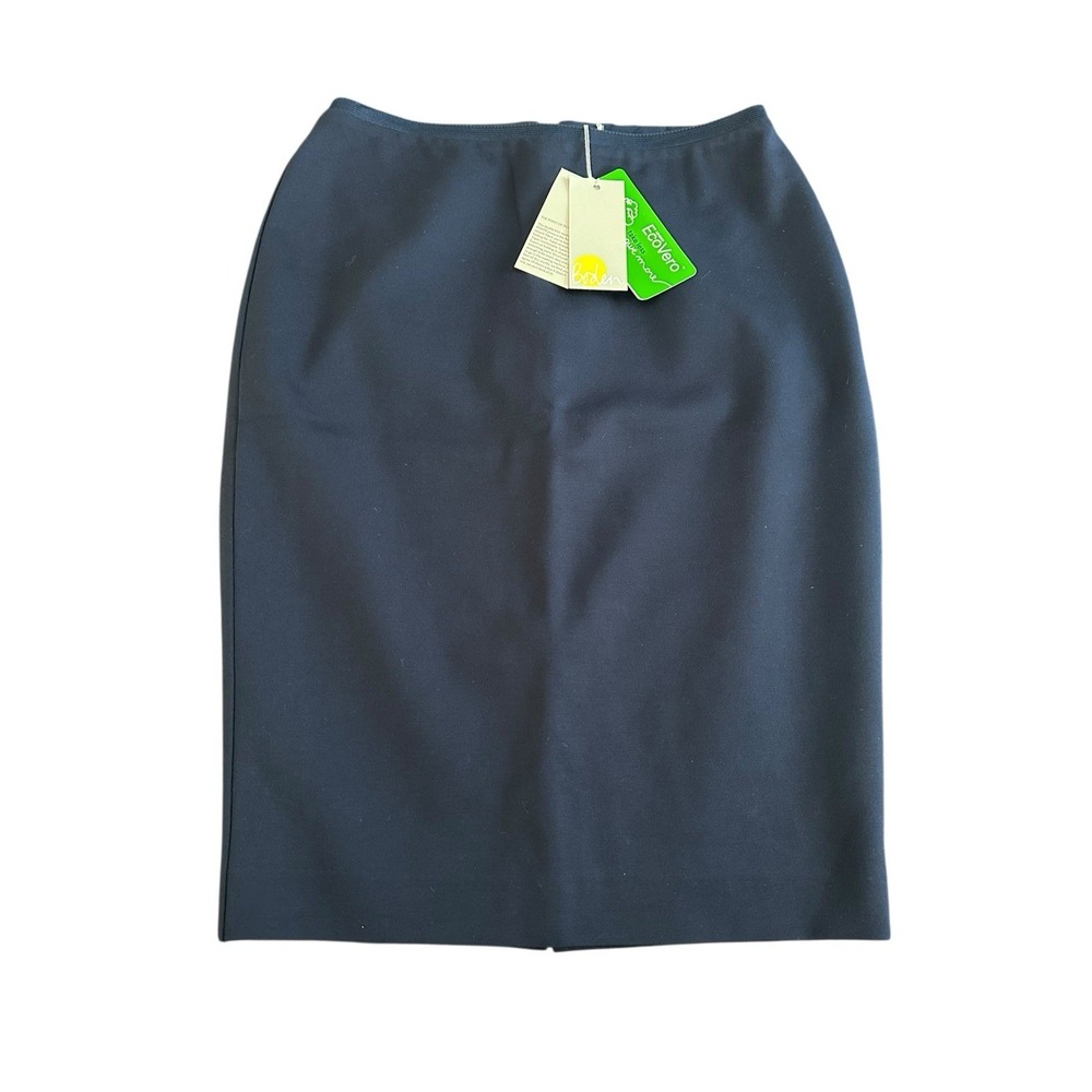 NWT Boden Ecovero British Blue Pencil Skirt Size US 2P Women's Classic #EE4-3